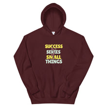 Load image into Gallery viewer, Fact "Success Is A Series Of Small Things" Unisex Hoodie - Siddh Studio