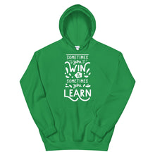 Load image into Gallery viewer, Motivational "Sometimes You Win" Unisex Hoodie - Siddh Studio