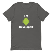 Load image into Gallery viewer, Technology "I'm Android Developer" Dark Color Unisex T-Shirt - Siddh Studio