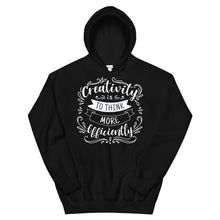 Load image into Gallery viewer, Fact "Creativity Is To Think" Unisex Hoodie - Siddh Studio