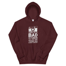 Load image into Gallery viewer, Funny "There Are Not Bad Pictures" Unisex Hoodie - Siddh Studio