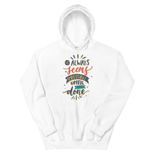 Load image into Gallery viewer, Motivational "It Always Seems Impossible" Unisex Hoodie - Siddh Studio