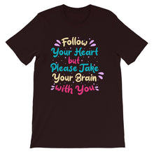 Load image into Gallery viewer, Fact "Follow Your Heart" Unisex T-Shirt - Siddh Studio