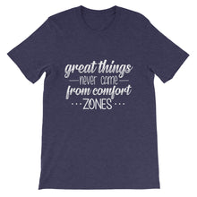 Load image into Gallery viewer, Fact "Great Things Never Come" Unisex T-Shirt - Siddh Studio