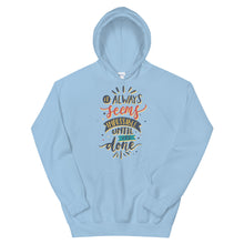 Load image into Gallery viewer, Motivational "It Always Seems Impossible" Unisex Hoodie - Siddh Studio