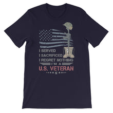 Load image into Gallery viewer, USA Veteran Series P2 Unisex T-Shirt - Siddh Studio
