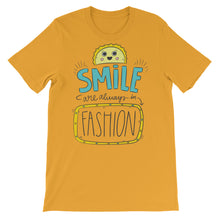 Load image into Gallery viewer, Happy "Smile Are Always In Fashion" Unisex T-Shirt - Siddh Studio