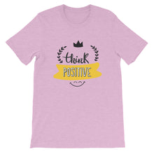 Load image into Gallery viewer, Motivational "Think Positive" Unisex T-Shirt - Siddh Studio