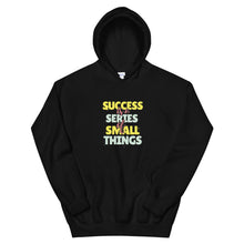 Load image into Gallery viewer, Fact "Success Is A Series Of Small Things" Unisex Hoodie - Siddh Studio