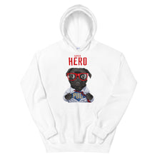 Load image into Gallery viewer, Dog "Super Hero PUG" Unisex Hoodie - Siddh Studio