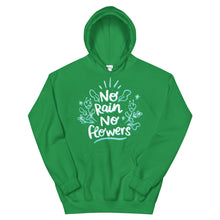 Load image into Gallery viewer, Funny "No Rain No Flowers" Unisex Hoodie - Siddh Studio