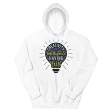 Load image into Gallery viewer, Fact "Creativity Is Intelligence Having Fun" Unisex Hoodie - Siddh Studio