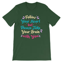 Load image into Gallery viewer, Fact "Follow Your Heart" Unisex T-Shirt - Siddh Studio