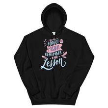 Load image into Gallery viewer, Motivational "Forget The Mistake Remember The Lesson" Unisex Hoodie - Siddh Studio