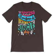 Load image into Gallery viewer, Just Saying "A Journey Of A Thousand Miles" Unisex T-Shirt - Siddh Studio