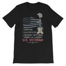 Load image into Gallery viewer, USA Veteran Series P2 Unisex T-Shirt - Siddh Studio