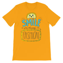 Load image into Gallery viewer, Happy "Smile Are Always In Fashion" Unisex T-Shirt - Siddh Studio