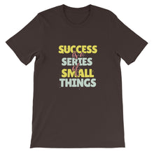 Load image into Gallery viewer, Fact "Success Is A Series Of Small Things" Unisex T-Shirt - Siddh Studio