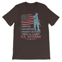 Load image into Gallery viewer, USA Veteran Series P1 Unisex T-Shirt - Siddh Studio