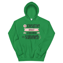 Load image into Gallery viewer, Motivational "The Creative Adult" Unisex Hoodie - Siddh Studio