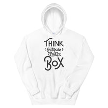 Load image into Gallery viewer, Motivational "Think Outside The Box" Unisex Hoodie - Siddh Studio