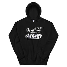 Load image into Gallery viewer, Just Saying "Be Afraid" Unisex Hoodie - Siddh Studio