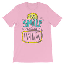 Load image into Gallery viewer, Happy "Smile Are Always In Fashion" Unisex T-Shirt - Siddh Studio