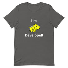 Load image into Gallery viewer, Technology "I'm Hadoop Developer" Dark Color Unisex T-Shirt - Siddh Studio