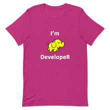 Load image into Gallery viewer, Technology &quot;I&#39;m Hadoop Developer&quot; Dark Color Unisex T-Shirt - Siddh Studio
