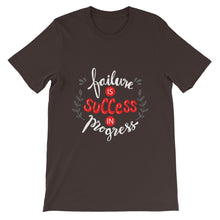 Load image into Gallery viewer, Motivational &quot;Failure Is Success&quot; Unisex T-Shirt - Siddh Studio
