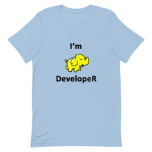 Load image into Gallery viewer, Technology &quot;I&#39;m Hadoop Developer&quot; Light Color Unisex T-Shirt - Siddh Studio
