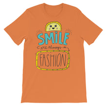 Load image into Gallery viewer, Happy &quot;Smile Are Always In Fashion&quot; Unisex T-Shirt - Siddh Studio
