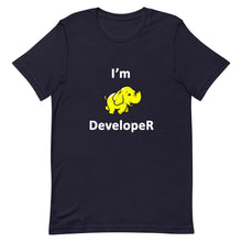Load image into Gallery viewer, Technology &quot;I&#39;m Hadoop Developer&quot; Dark Color Unisex T-Shirt - Siddh Studio
