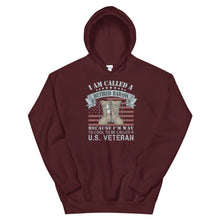Load image into Gallery viewer, USA Veteran Series P7 Unisex Hoodie - Siddh Studio
