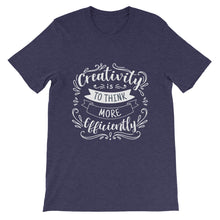 Load image into Gallery viewer, Fact &quot;Creativity Is To Think&quot; Unisex T-Shirt - Siddh Studio
