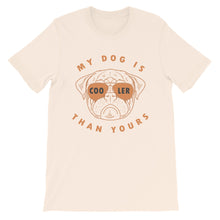 Load image into Gallery viewer, Dog &quot;My Dog Is Cooler Than Your&#39;s&quot; Unisex T-Shirt - Siddh Studio
