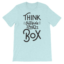 Load image into Gallery viewer, Motivational &quot;Think Outside The Box&quot; Unisex T-Shirt - Siddh Studio
