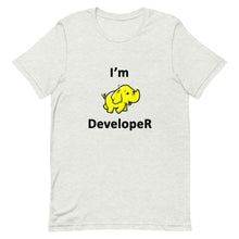 Load image into Gallery viewer, Technology &quot;I&#39;m Hadoop Developer&quot; Light Color Unisex T-Shirt - Siddh Studio
