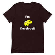 Load image into Gallery viewer, Technology &quot;I&#39;m Hadoop Developer&quot; Dark Color Unisex T-Shirt - Siddh Studio
