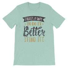 Load image into Gallery viewer, Fact &quot;There&#39;s A Way To Do It&quot; Unisex T-Shirt - Siddh Studio
