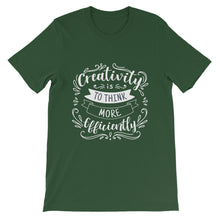 Load image into Gallery viewer, Fact &quot;Creativity Is To Think&quot; Unisex T-Shirt - Siddh Studio
