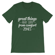 Load image into Gallery viewer, Fact &quot;Great Things Never Come&quot; Unisex T-Shirt - Siddh Studio
