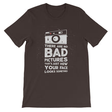 Load image into Gallery viewer, Funny &quot;There Are No Bad Pictures&quot; Unisex T-Shirt - Siddh Studio
