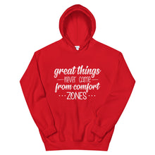 Load image into Gallery viewer, Fact &quot;Great Things Never Come&quot; Unisex Hoodie - Siddh Studio

