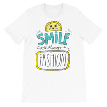 Load image into Gallery viewer, Happy &quot;Smile Are Always In Fashion&quot; Unisex T-Shirt - Siddh Studio
