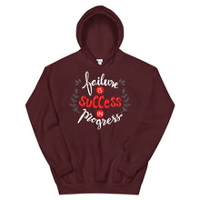 Load image into Gallery viewer, Motivational &quot;Failure Is Success&quot; Unisex Hoodie - Siddh Studio
