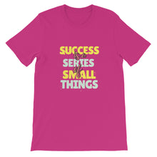 Load image into Gallery viewer, Fact &quot;Success Is A Series Of Small Things&quot; Unisex T-Shirt - Siddh Studio
