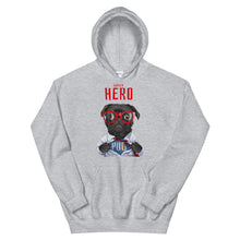 Load image into Gallery viewer, Dog &quot;Super Hero PUG&quot; Unisex Hoodie - Siddh Studio
