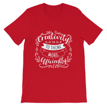 Load image into Gallery viewer, Fact &quot;Creativity Is To Think&quot; Unisex T-Shirt - Siddh Studio
