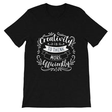 Load image into Gallery viewer, Fact &quot;Creativity Is To Think&quot; Unisex T-Shirt - Siddh Studio
